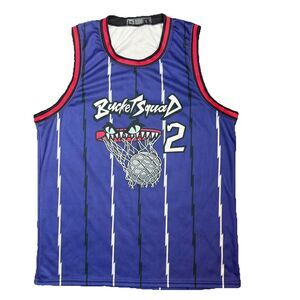 2 Hype Bucket Squad Jesser Blue Jersey Limited Edition Size Large